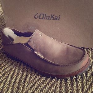 Men’s Olukai Moloa shoe Ray/Toffee size 10.5